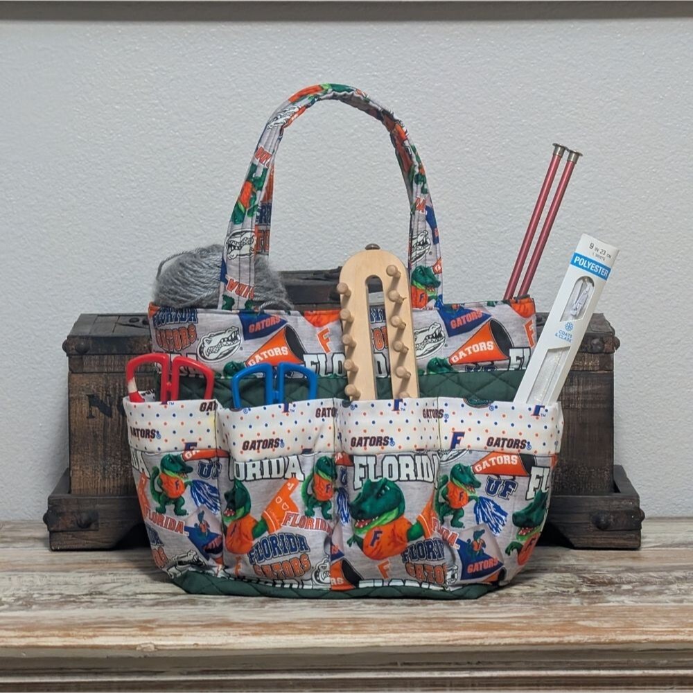 Florida Gators Craft/Organizer/Tote/Bingo Bag